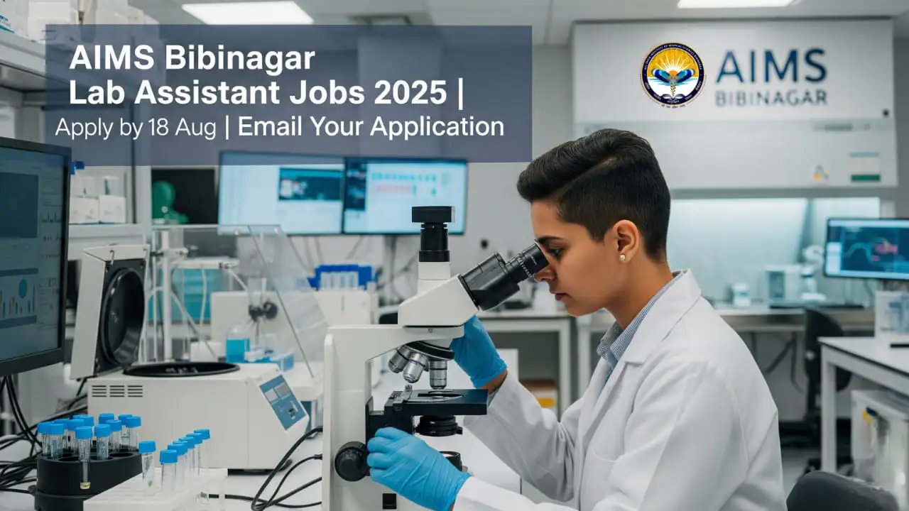 AIIMS Bibinagar Lab Assistant Recruitment 2025 – Apply via Email, Interview on 28 Aug