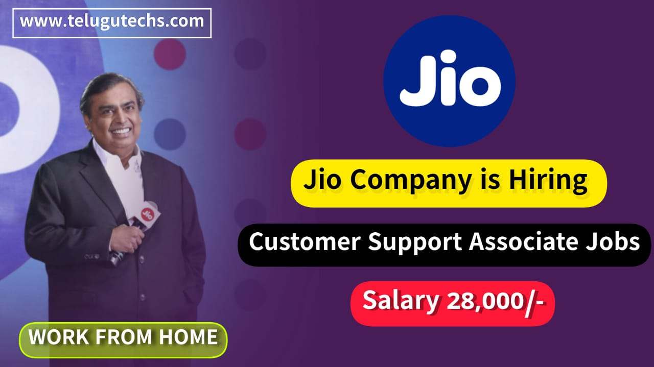 Jio Hiring Customer Associates jobs 2025 - Apply for Work From Home Role | Flexible Hours ₹28K