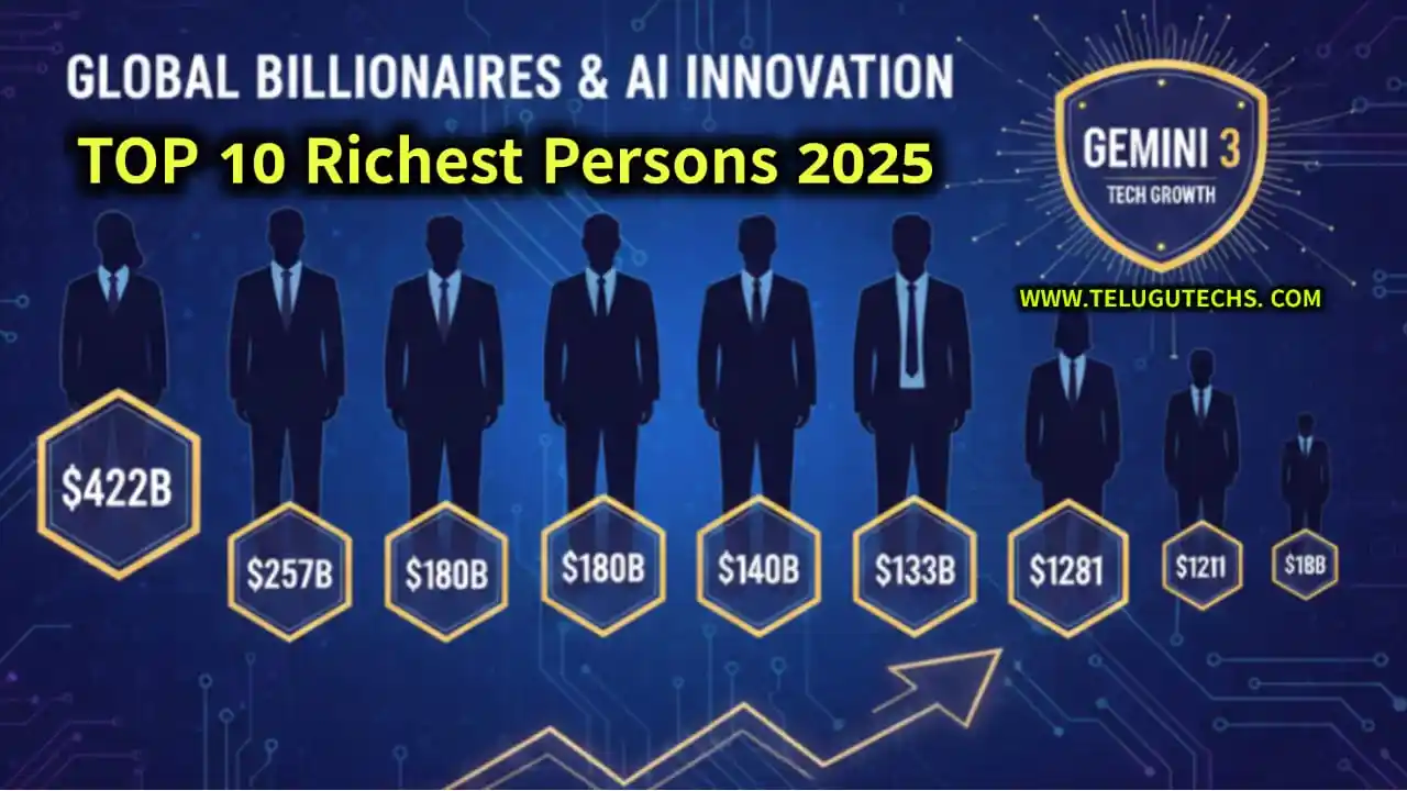 Top 10 Richest Persons 2025 - Full list of world's wealthiest: Elon Musk, Larry Page, Jeff Bezos, Warren Buffett & more.